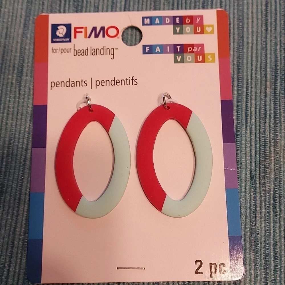FIMO bead Landing Pendants new